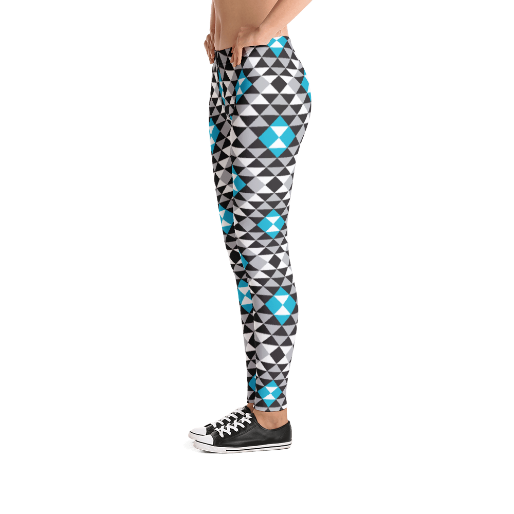 Teal Accent Leggings