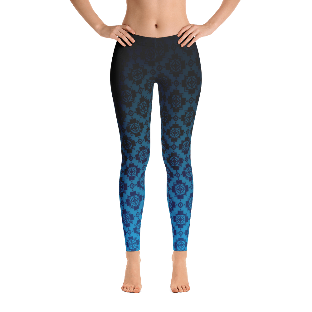Teal Pendleton Leggings