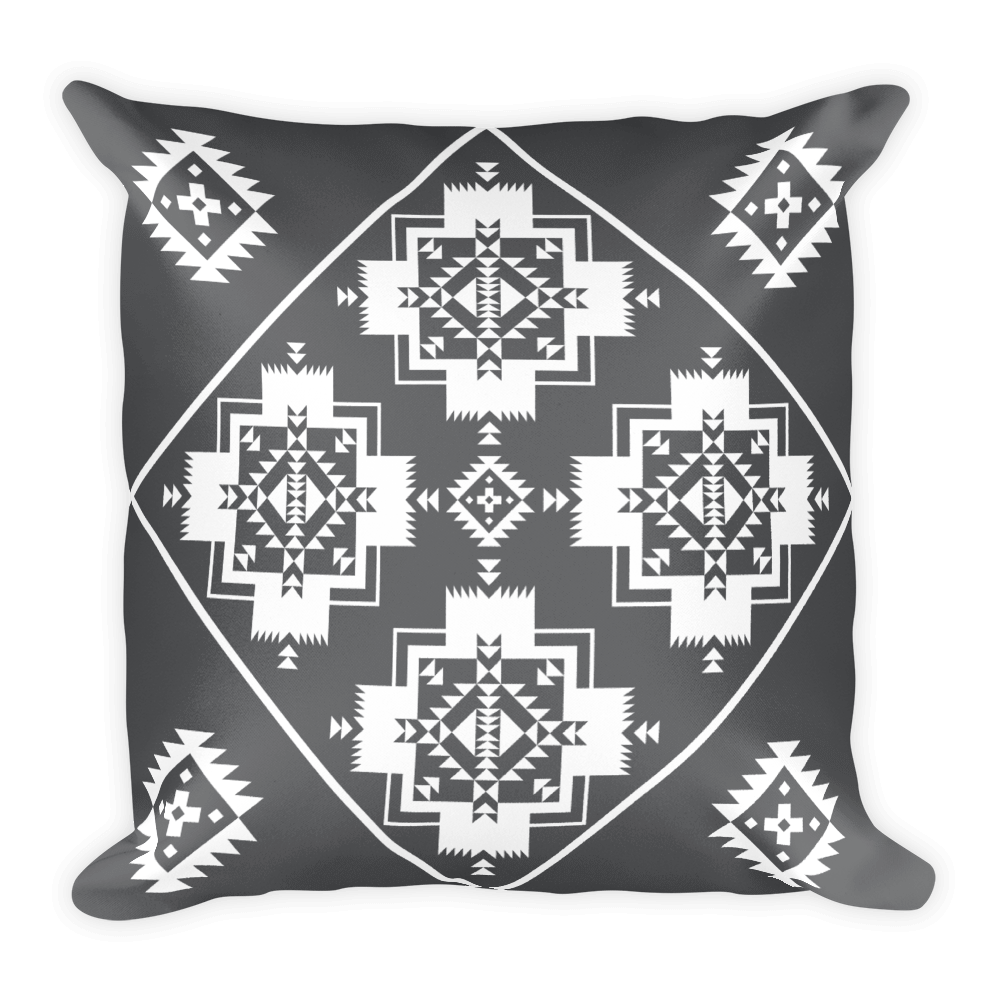 Grey Pendleton Square Pillow
