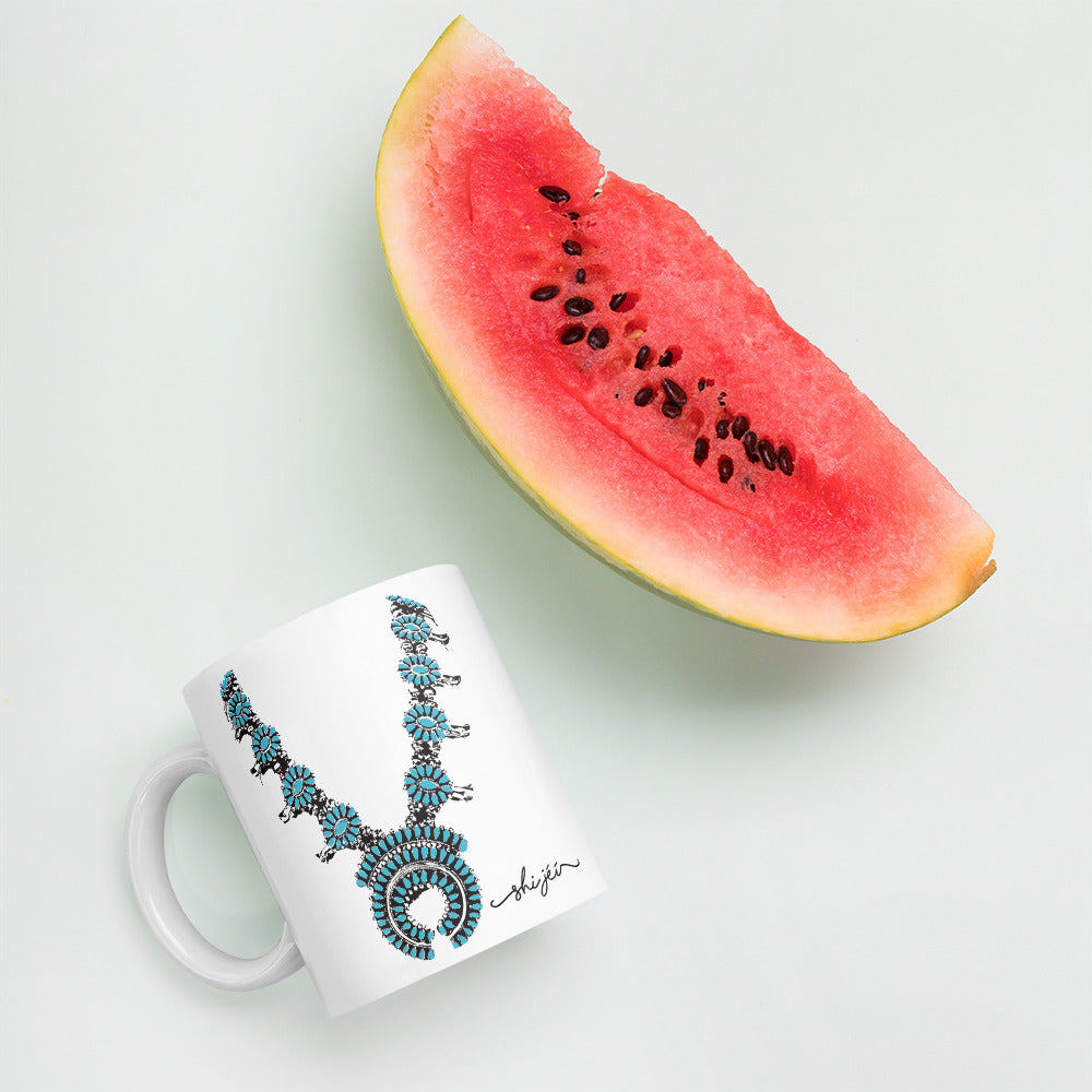 Turquoise Necklace Mug