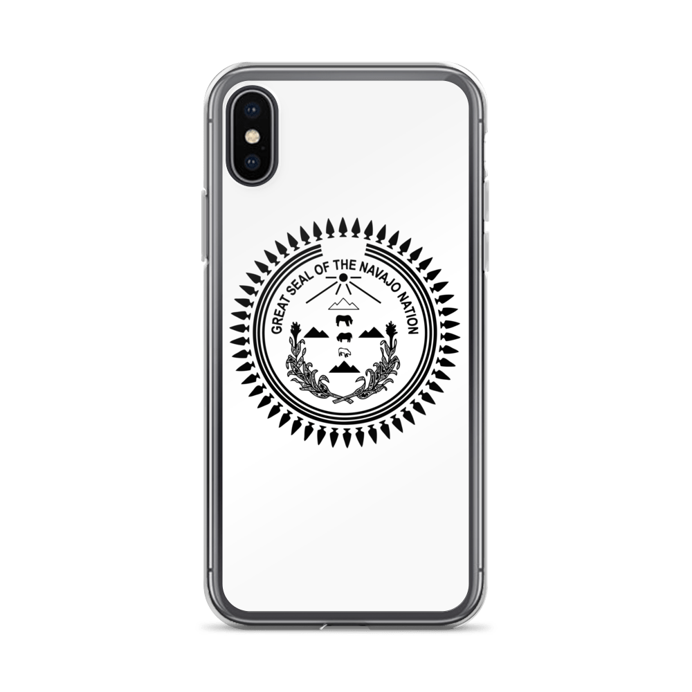 Black Navajo Nation Seal iPhone Case