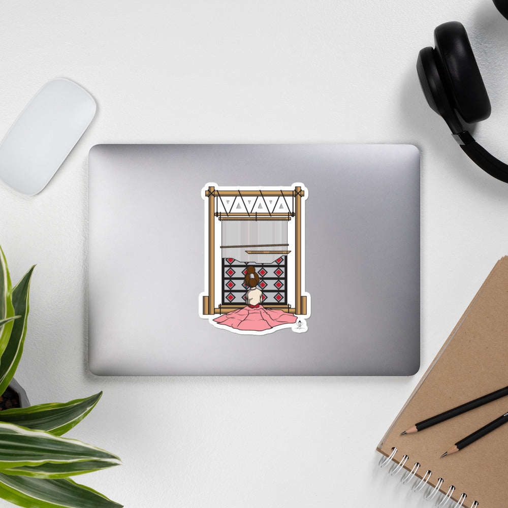 Navajo Weaver Sticker