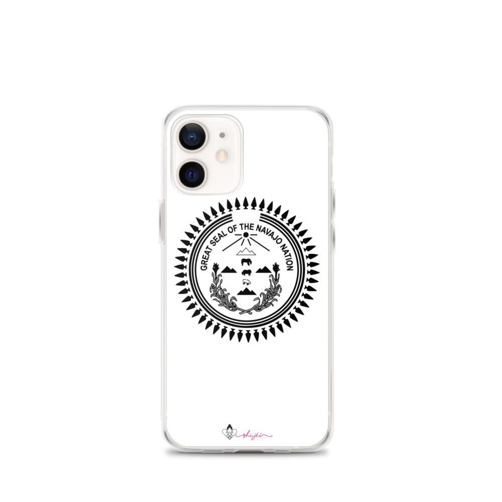 Black Navajo Nation Seal iPhone Case