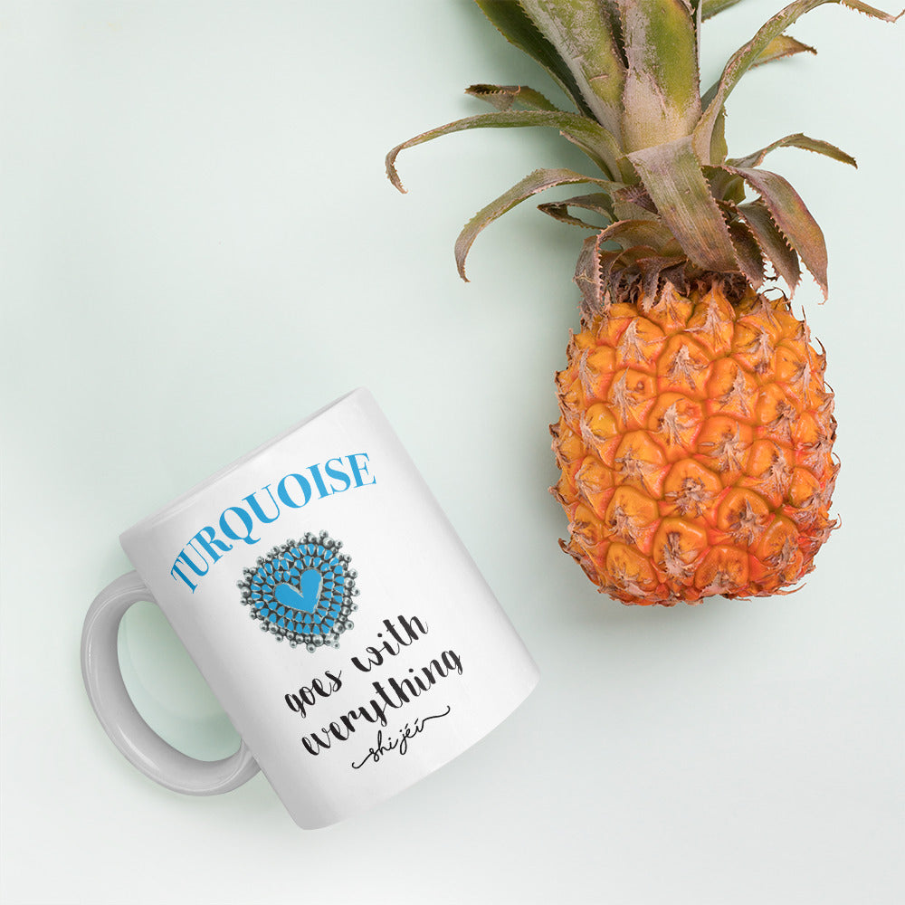 Turquoise Goes With Everything Mug
