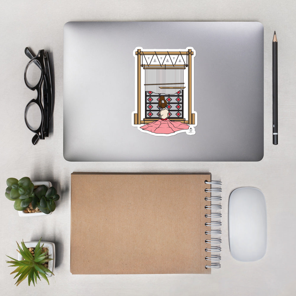 Navajo Weaver Sticker