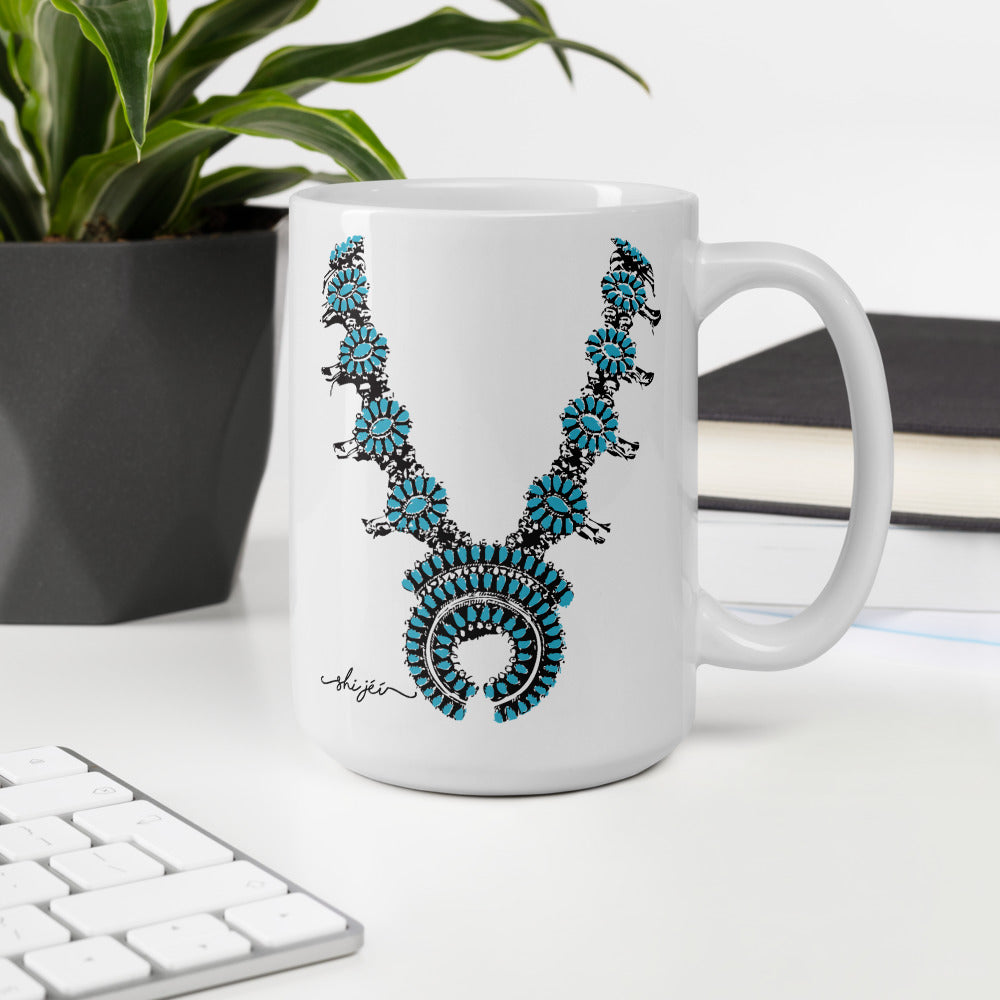 Turquoise Necklace Mug