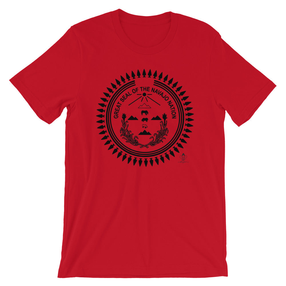 Black Print Navajo Nation Seal Tee