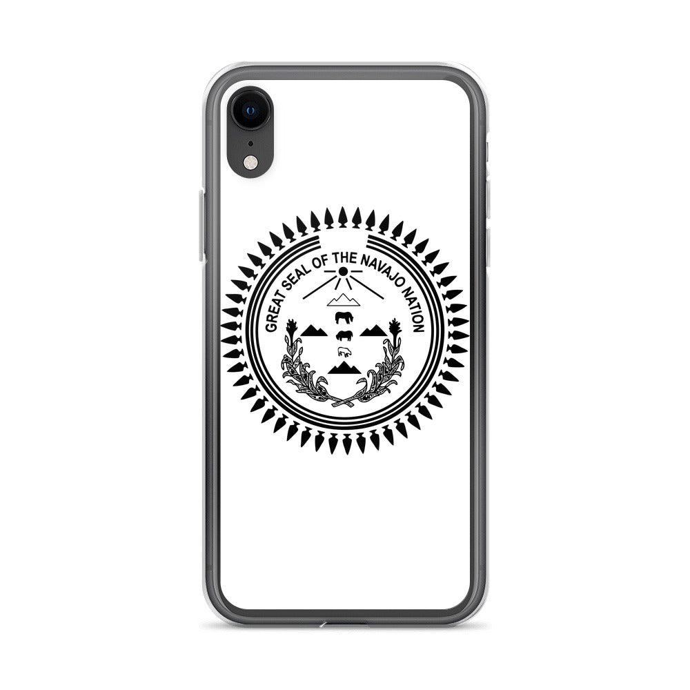 Black Navajo Nation Seal iPhone Case