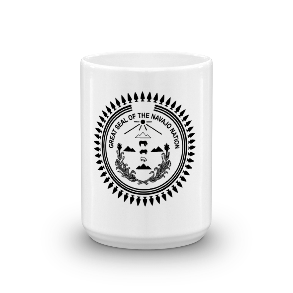 Black Navajo Nation Seal Mug