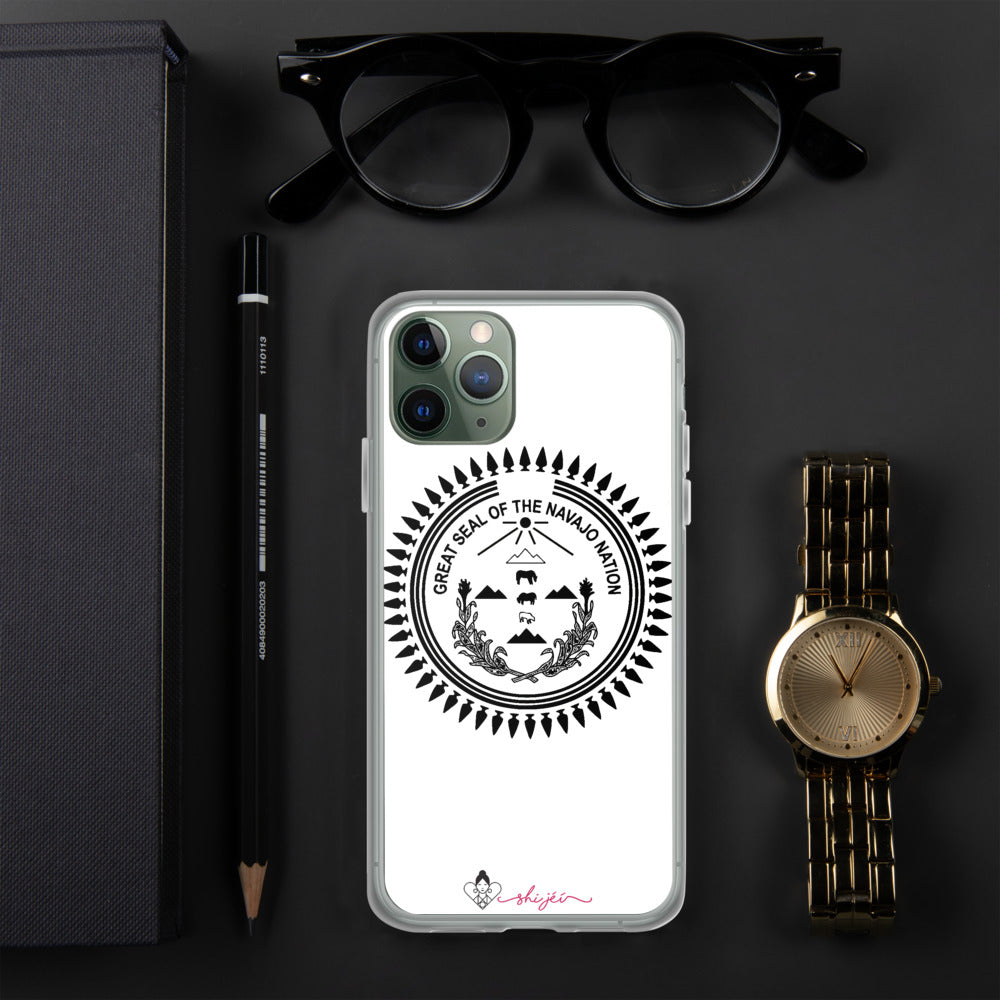 Black Navajo Nation Seal iPhone Case