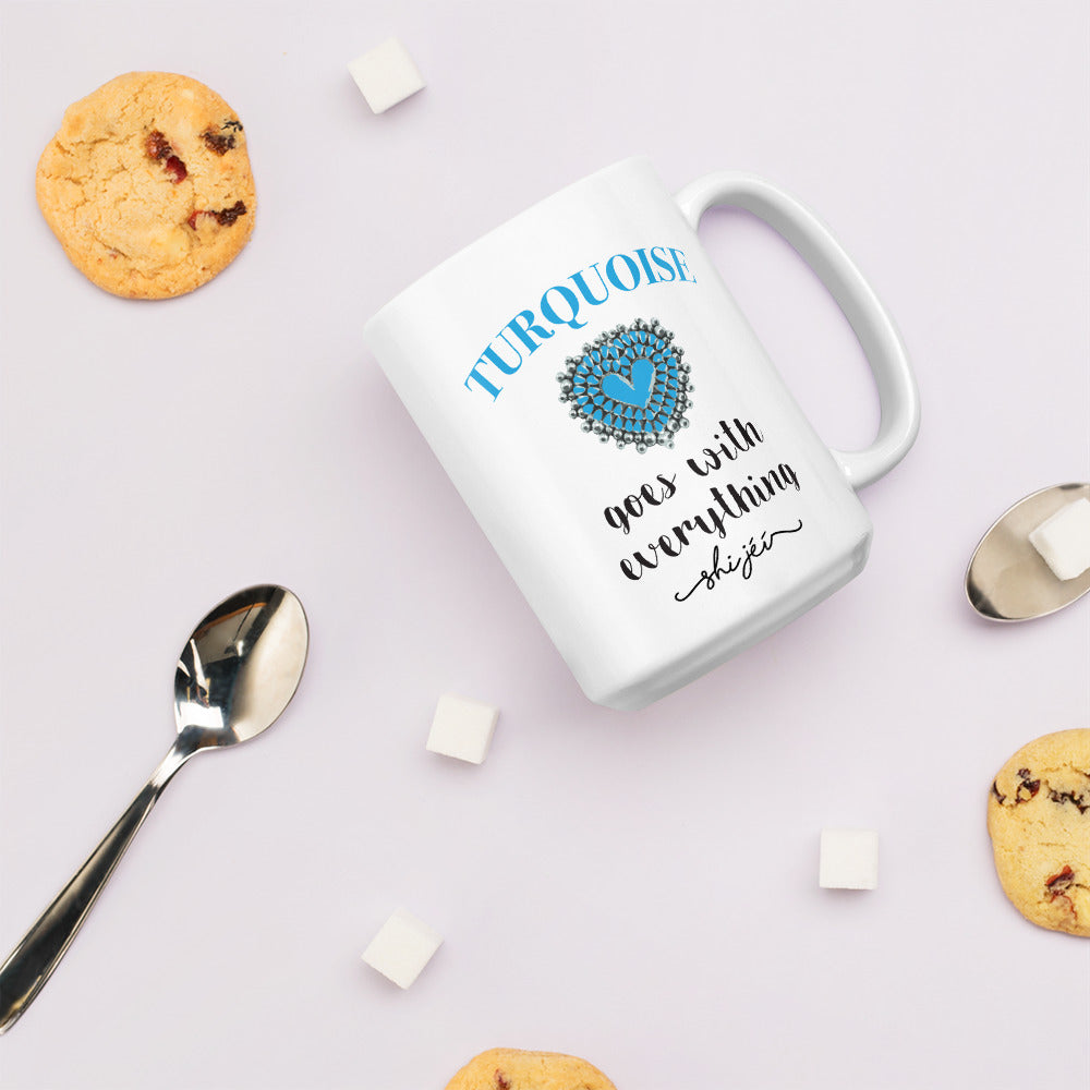 Turquoise Goes With Everything Mug