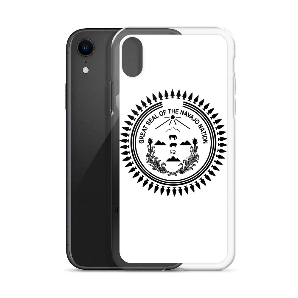 Black Navajo Nation Seal iPhone Case