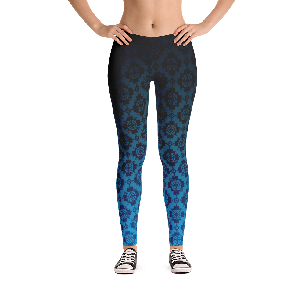 Teal Pendleton Leggings