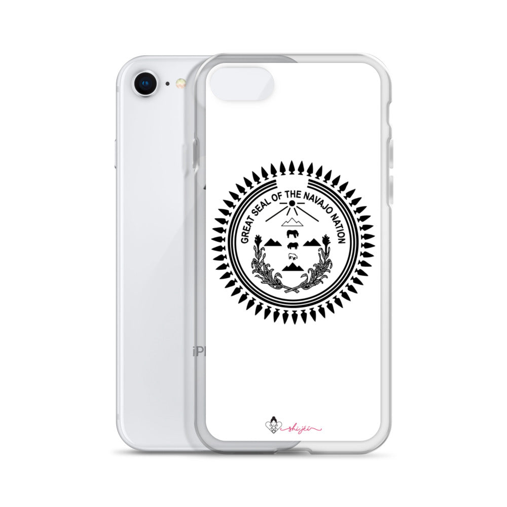 Black Navajo Nation Seal iPhone Case