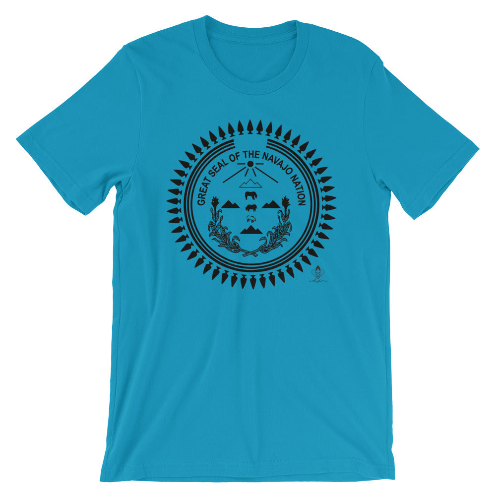 Black Print Navajo Nation Seal Tee