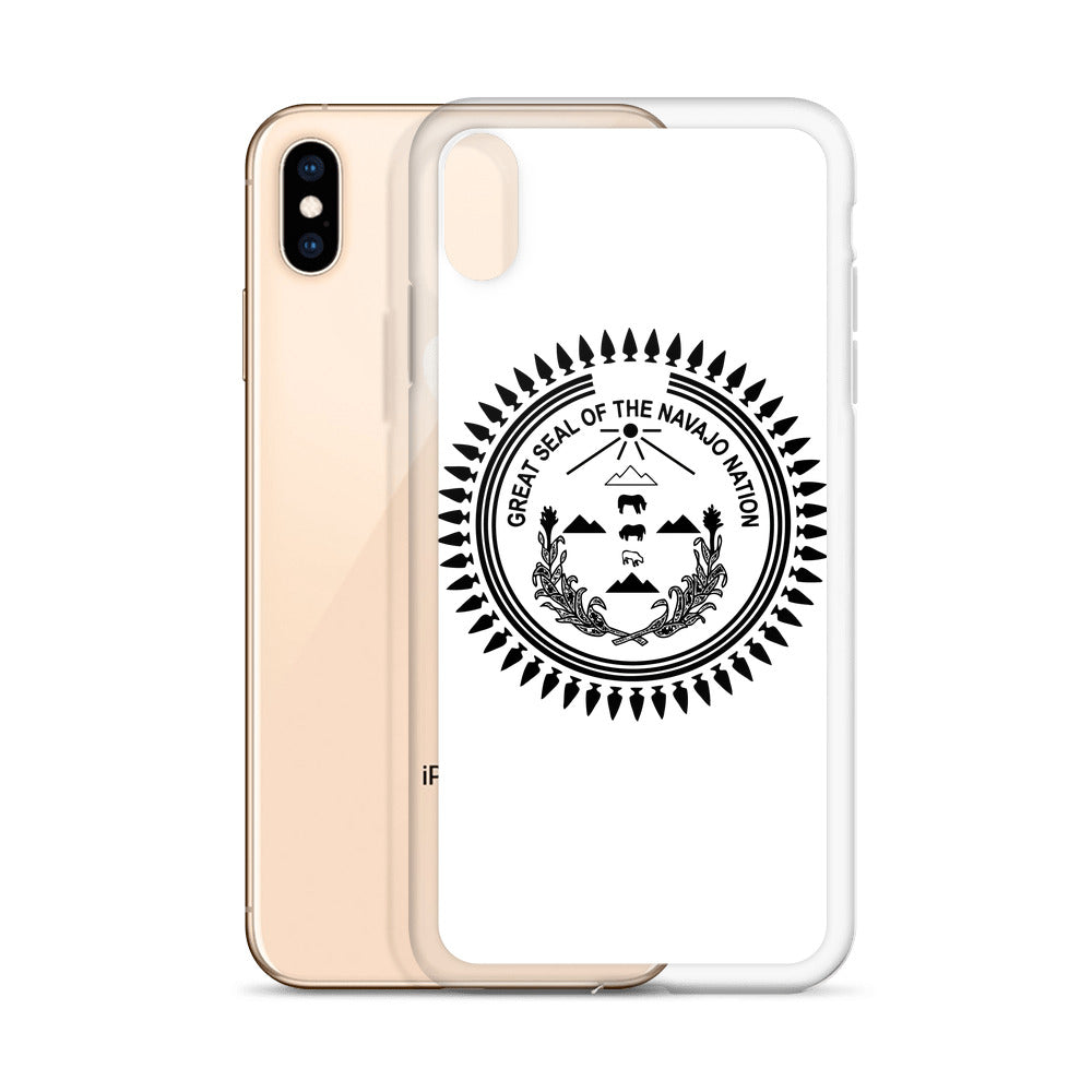 Black Navajo Nation Seal iPhone Case