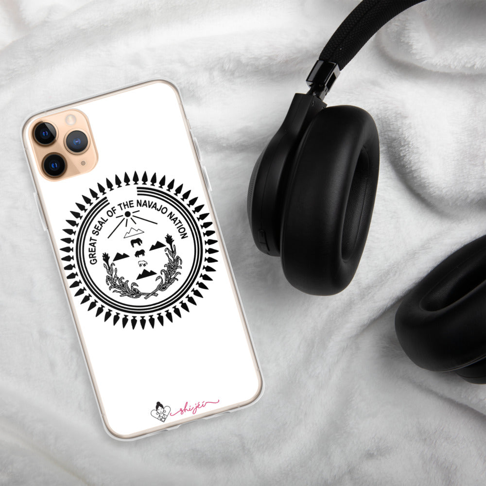 Black Navajo Nation Seal iPhone Case