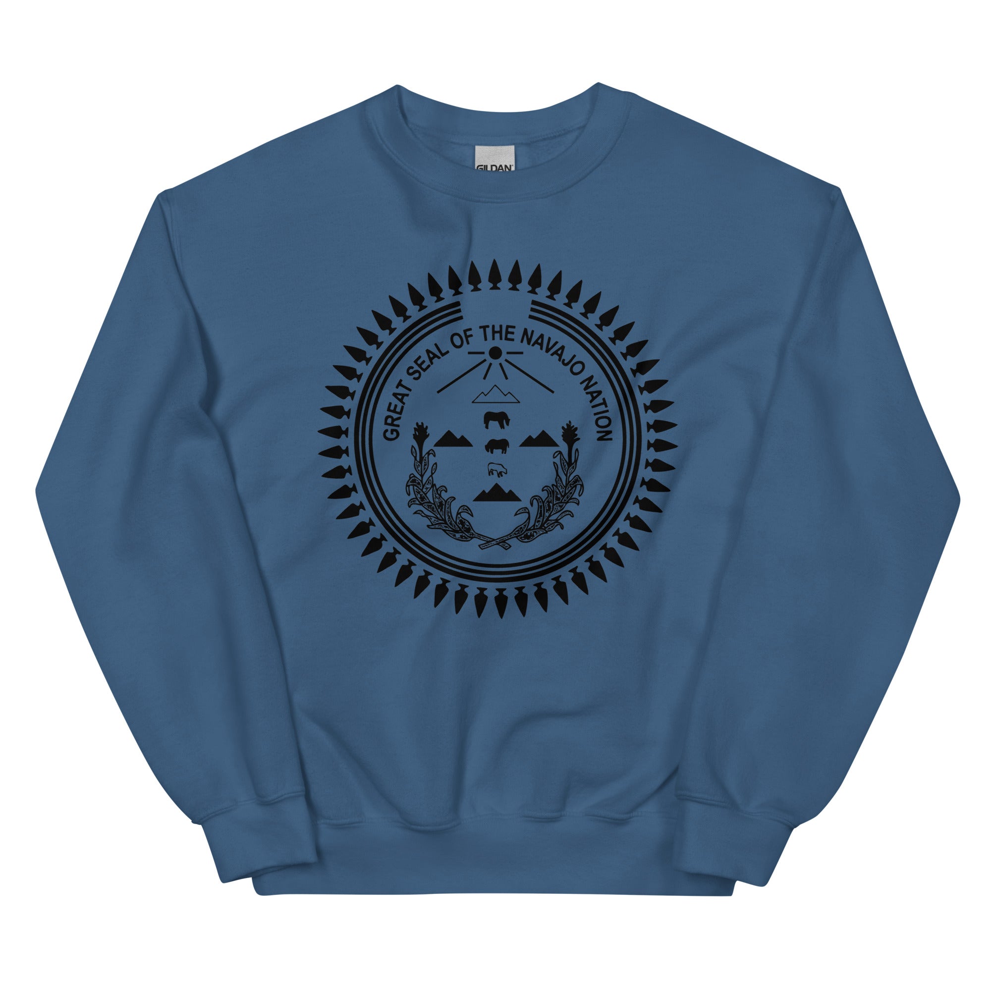 Black Print Navajo Nation Seal Sweatshirt
