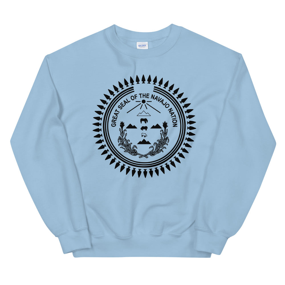 Black Print Navajo Nation Seal Sweatshirt