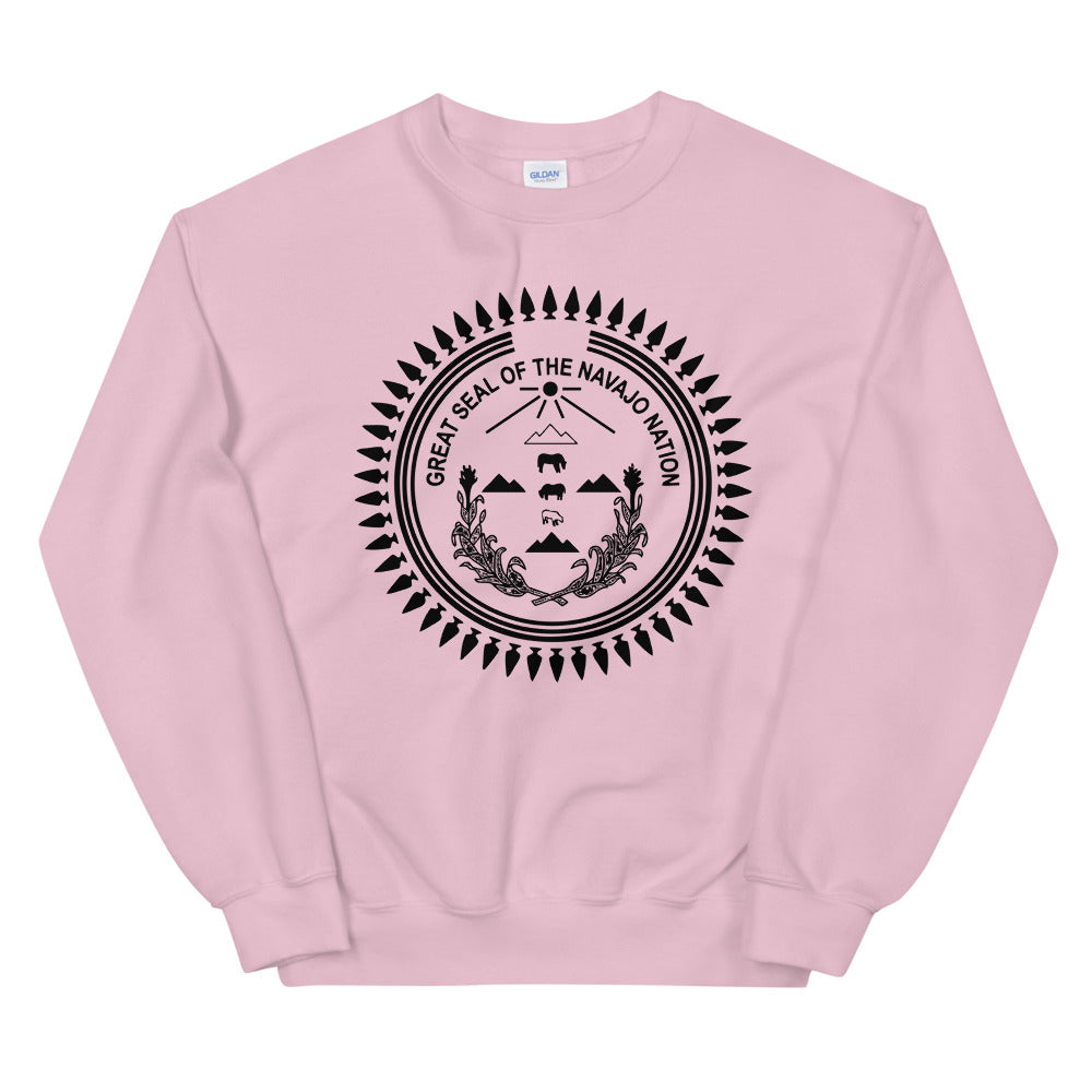 Black Print Navajo Nation Seal Sweatshirt
