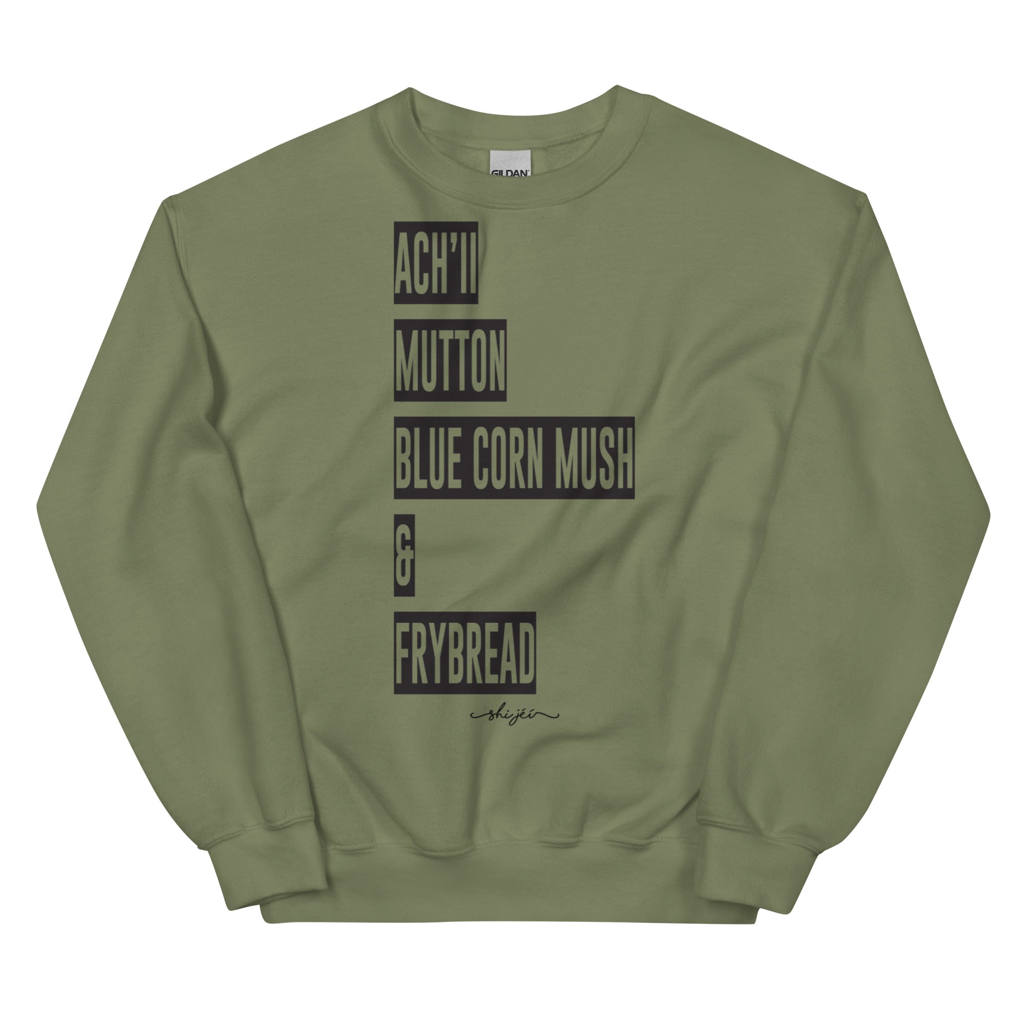 Achii, Mutton, Blue Corn Mush & Frybread Sweatshirt