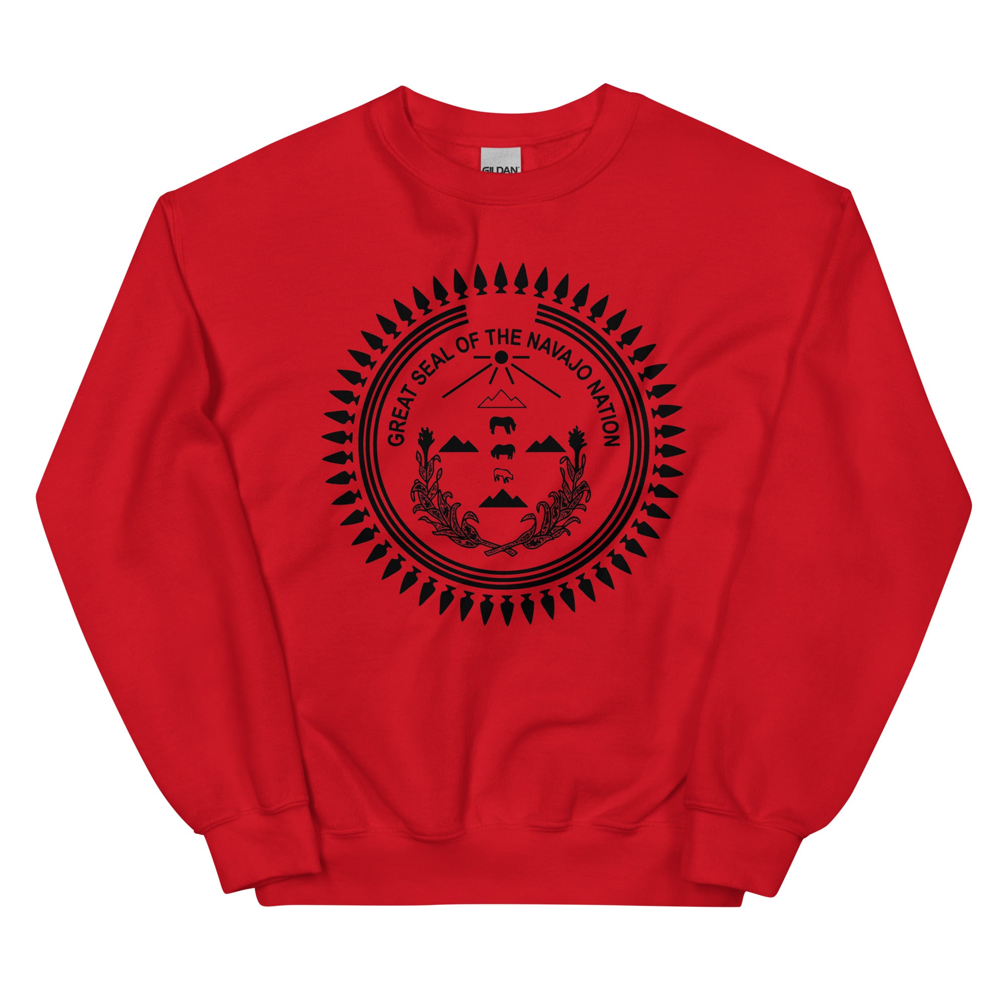Black Print Navajo Nation Seal Sweatshirt