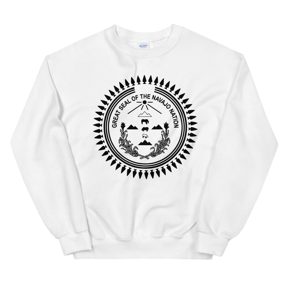 Black Print Navajo Nation Seal Sweatshirt