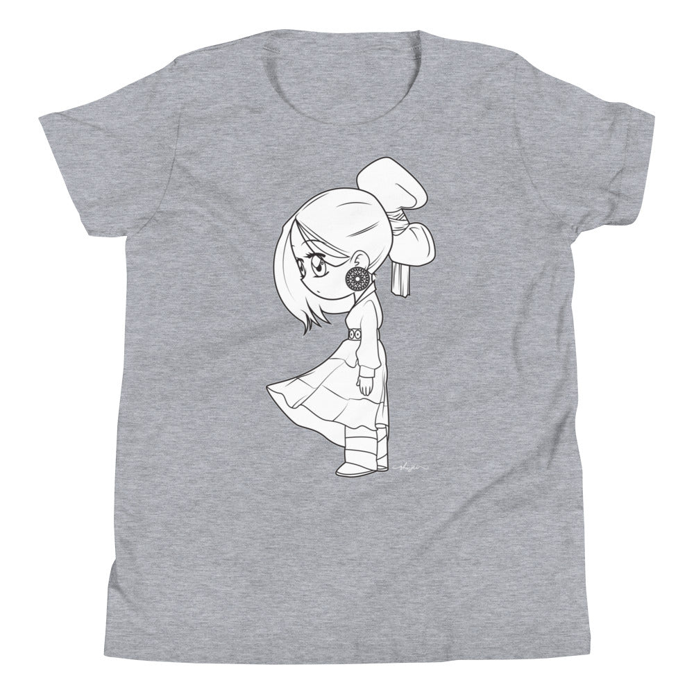 Traditional Navajo Girl Youth Tee