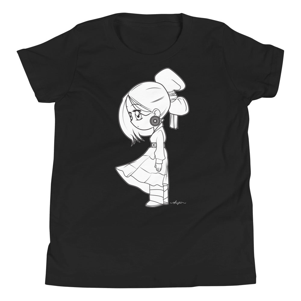 Traditional Navajo Girl Youth Tee