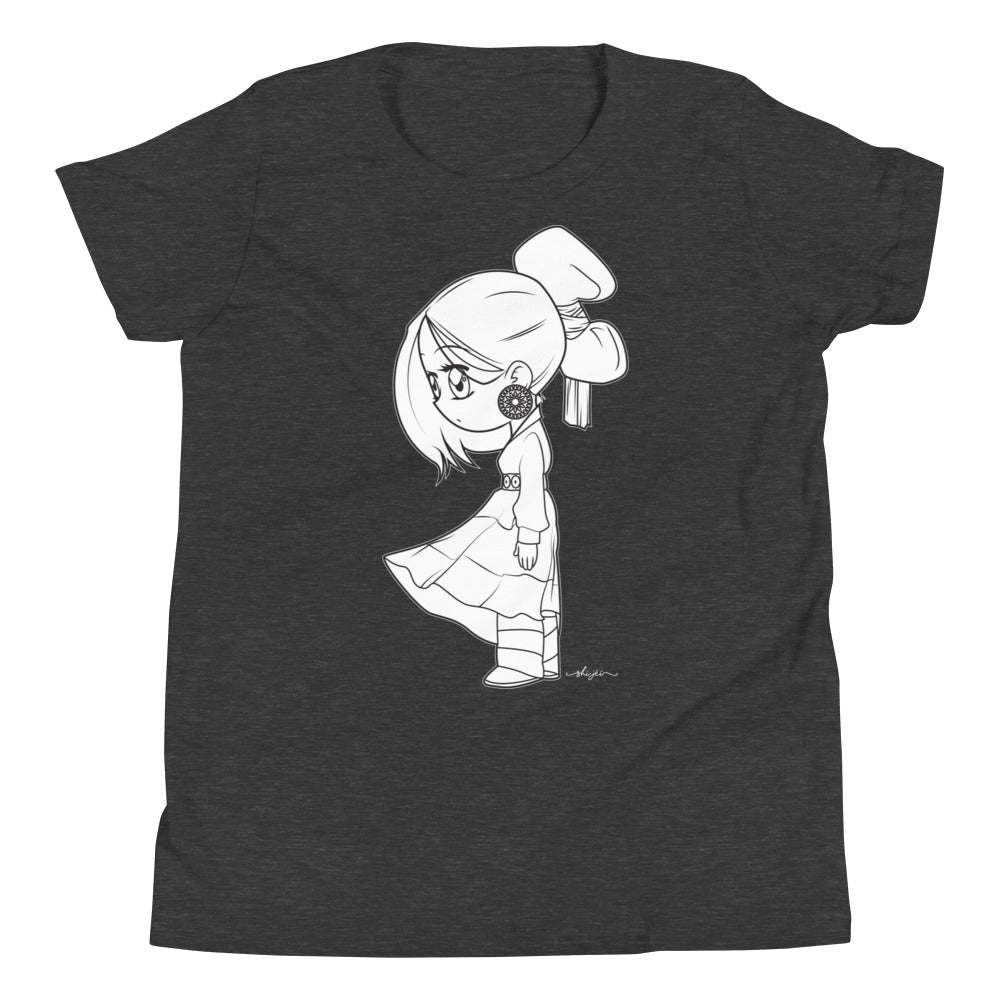 Traditional Navajo Girl Youth Tee