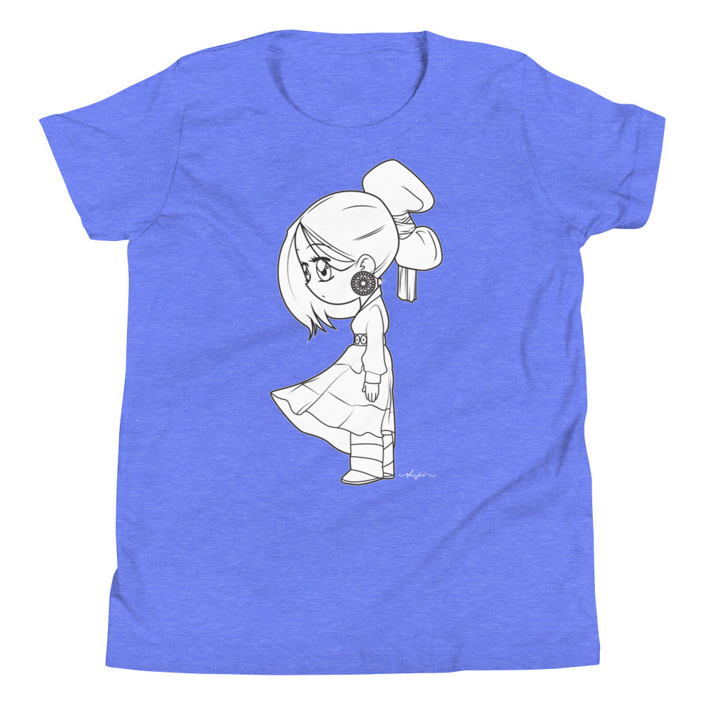 Traditional Navajo Girl Youth Tee