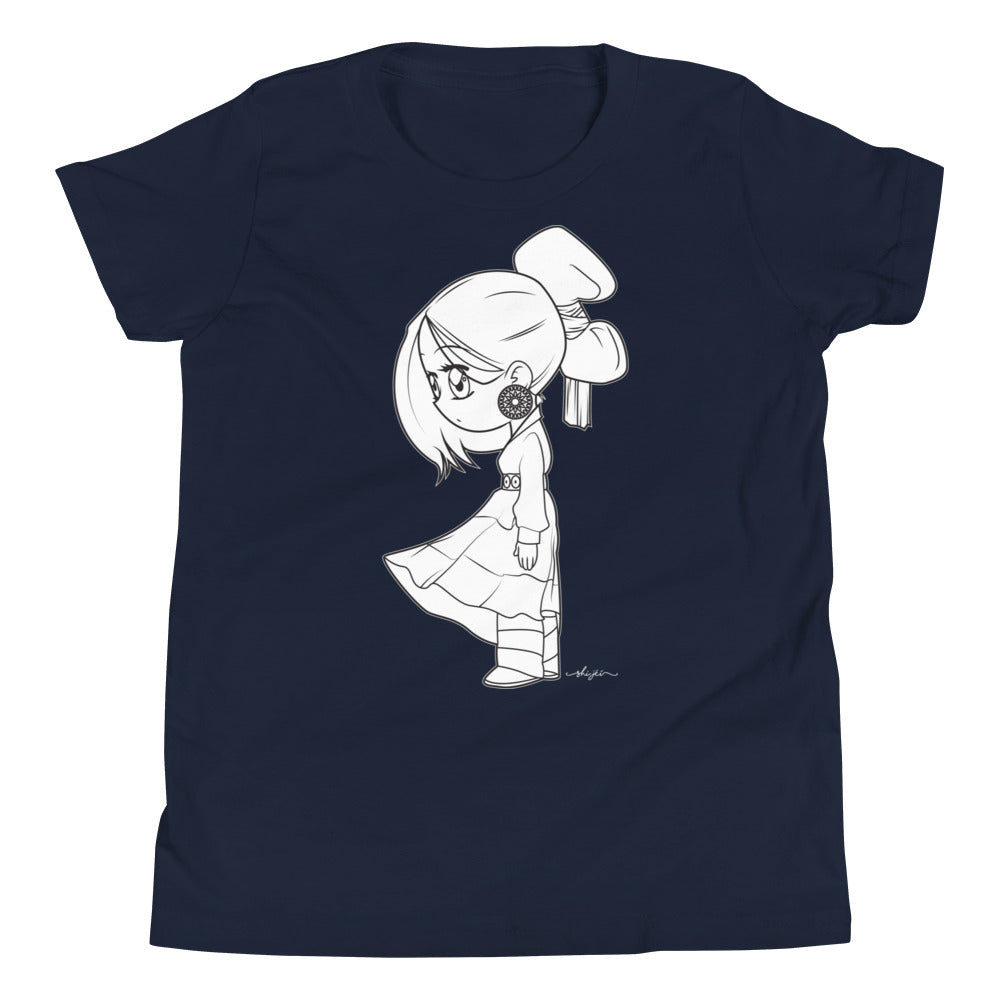 Traditional Navajo Girl Youth Tee