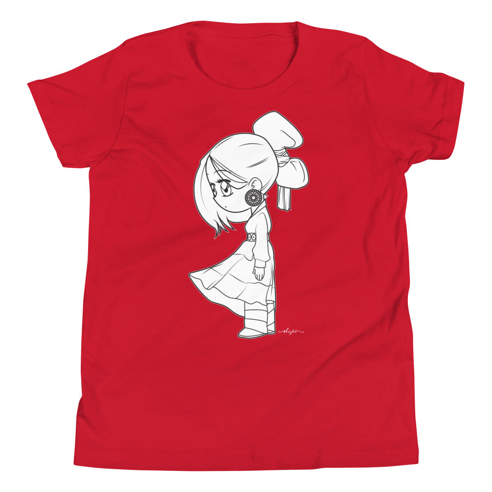Traditional Navajo Girl Youth Tee