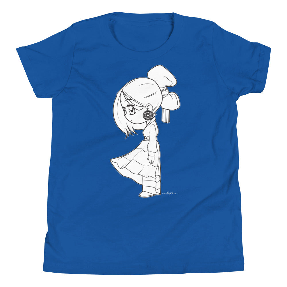 Traditional Navajo Girl Youth Tee