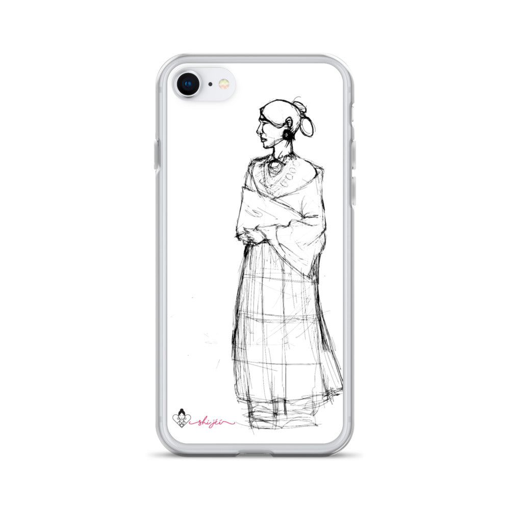 Navajo Woman iPhone Case