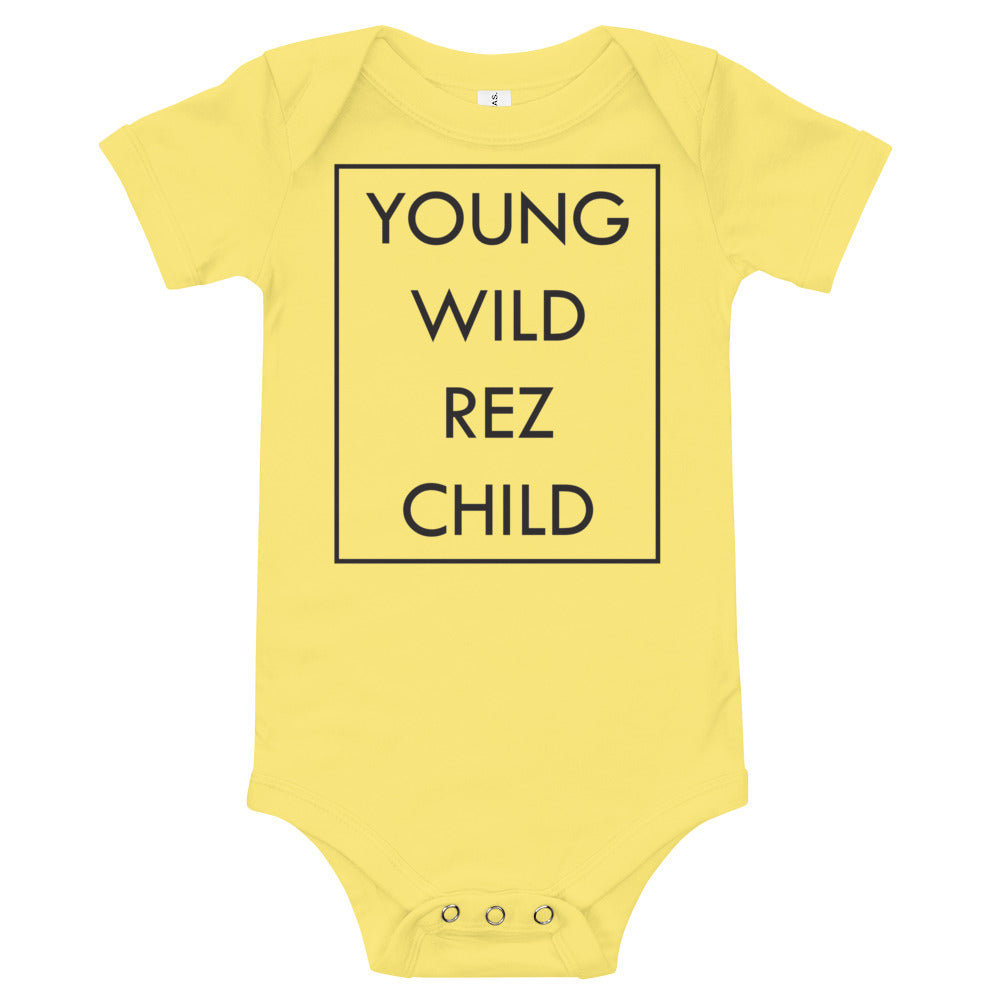 Young Wild Rez Child Onesie