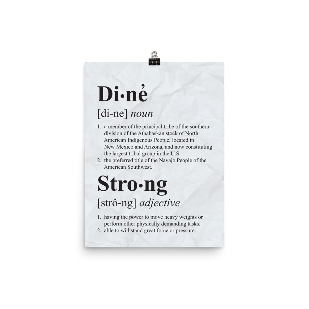 Dine Strong Poster