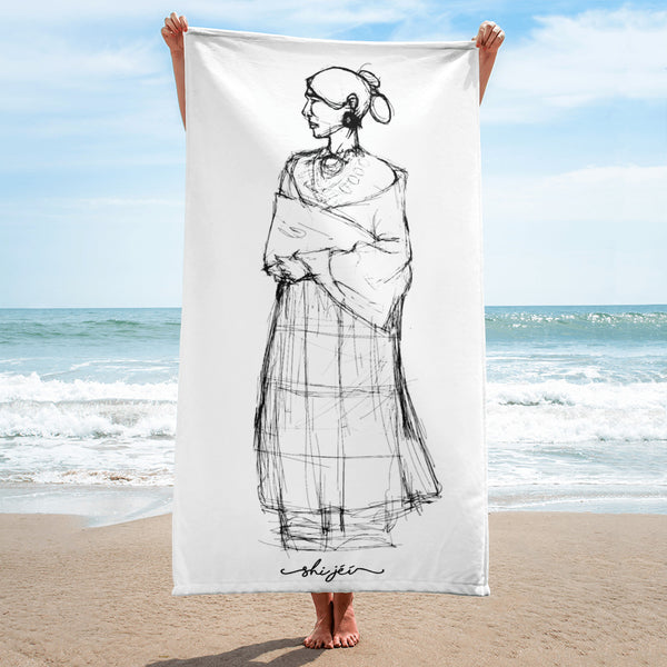 Navajo Woman Towel