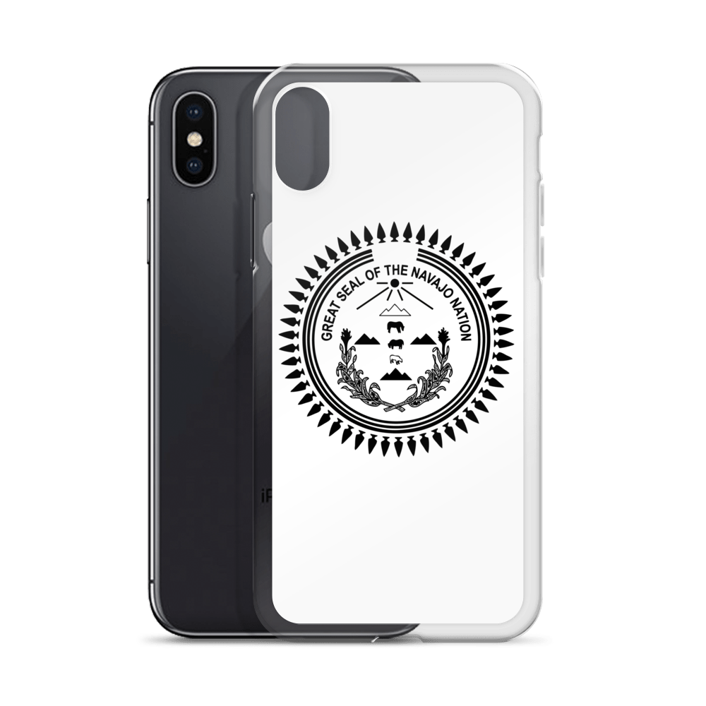 Black Navajo Nation Seal iPhone Case