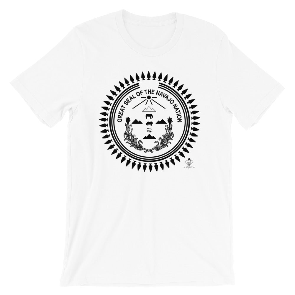 Black Print Navajo Nation Seal Tee – Shi Jei Clothing