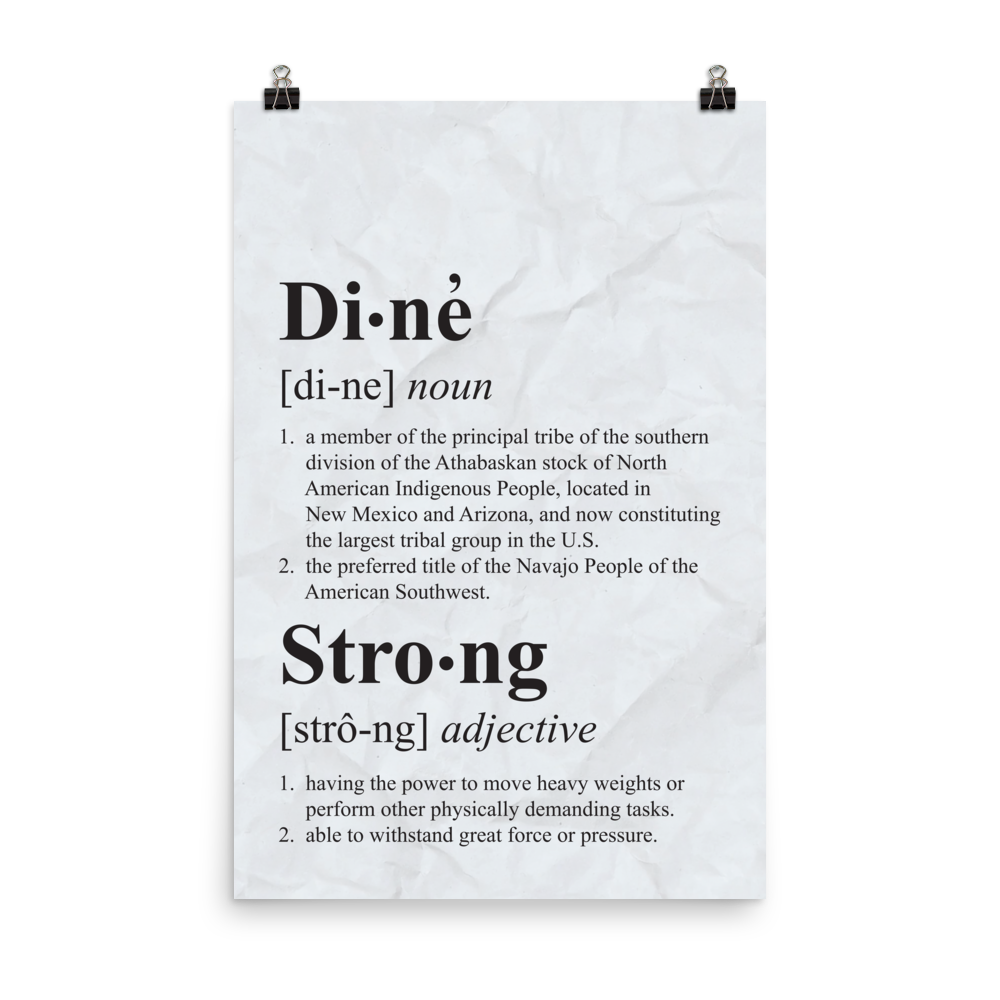 Dine Strong Poster