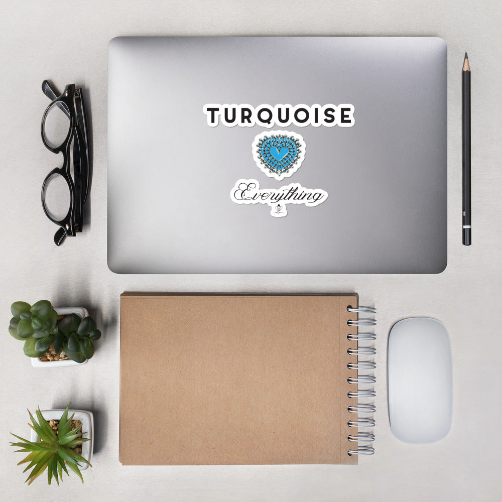 Turquoise Everything Sticker