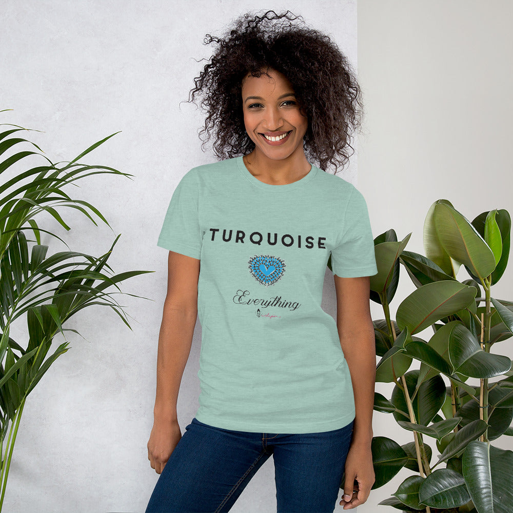 Turquoise Everything Tee