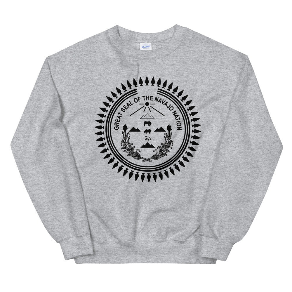 Black Print Navajo Nation Seal Sweatshirt